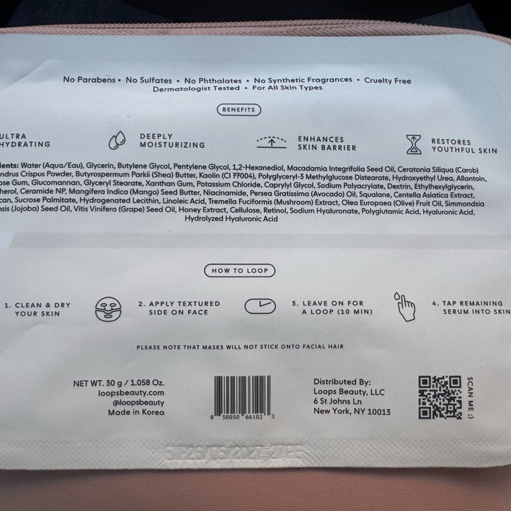 Dew Cloud Ultra Hydrating Mask - White - Picture 2 of 2